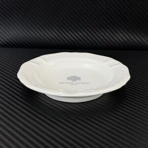 Vintage Hotel Eden Roma Porcelain Ashtray Eschenbach Germany White Trinket Dish